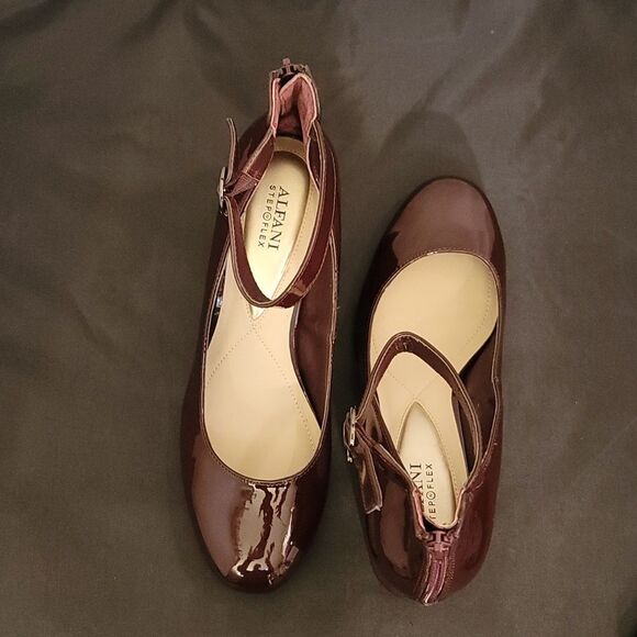 ALAFANI STEP&FLEX ANKLE WOMENS HEELS Cabernet Sauvignon Red Patent Leather  - Picture 3 of 15